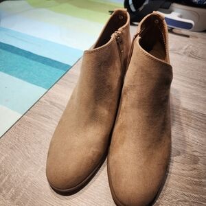 Tan Suede Ankle Boots